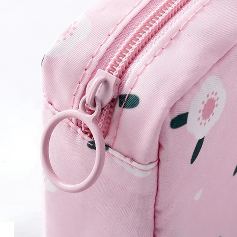 1PC Sanitary Napkin Storage Bag Makeup Storage Organizers Portable Cosmetics Data Cables Lipstick Earphone Storage Organization