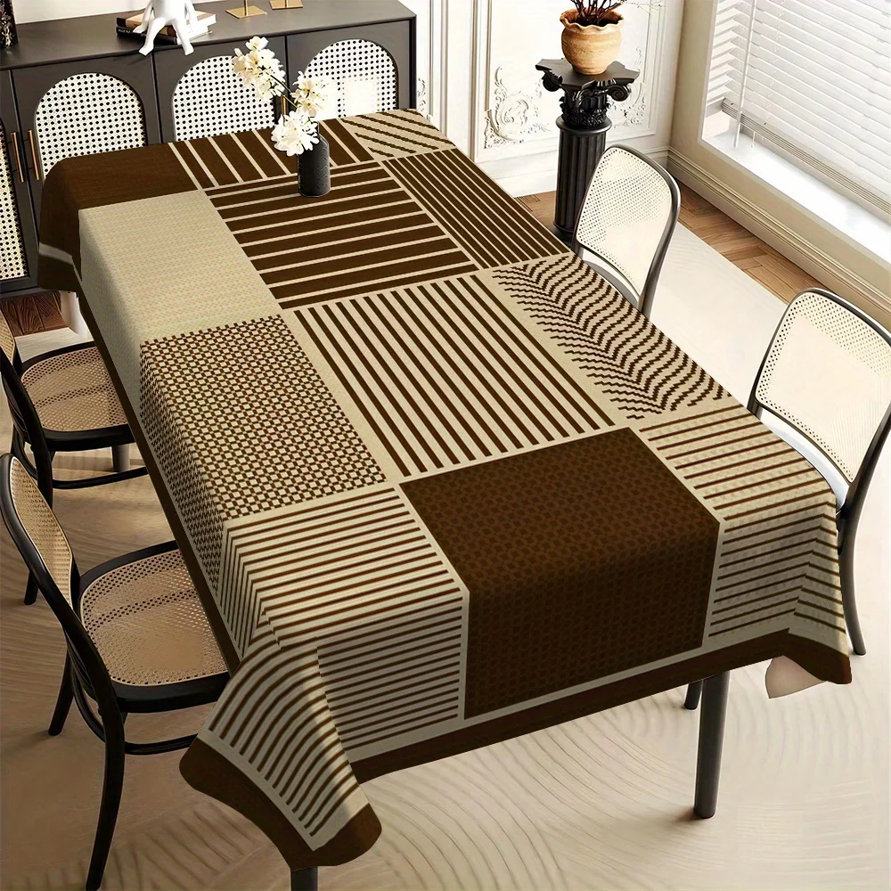 VIKAMA Nordic Minimalist Tablecloth Rectangular Kitchen Dining Tablecloth Coffee Table Cover Festive Gathering Party Decorations