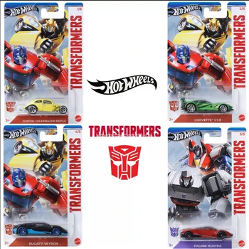 Original Hot Wheels Car Transformers Diecast 1/64 Toys for Boys Volkswagen Beetle c7c7r Bugatti Veyron Pagani Huayra