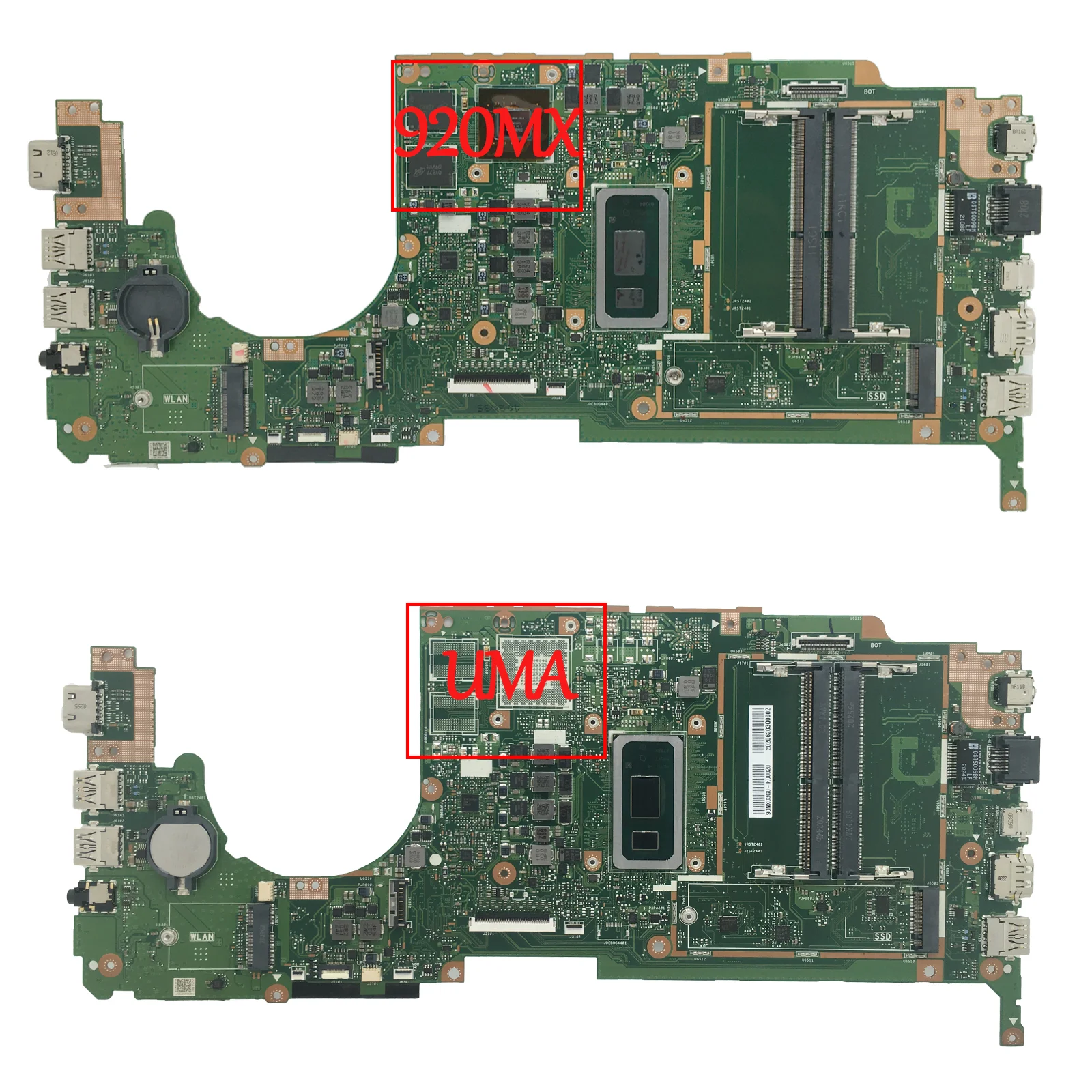 Imagem -02 - Placa-mãe do Portátil de Kefu P2451fa para Asus Expertbook p2 P2451 P2451f P2451fb P2451faw P2451fv com I510210u Uma 920mx