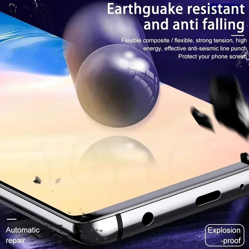 4Pcs Hydrogel Film Screen Protector For Samsung Galaxy S10 S20 S21 S22 S23 S24 Plus Ultra FE Screen Protector For Note 20 9 10