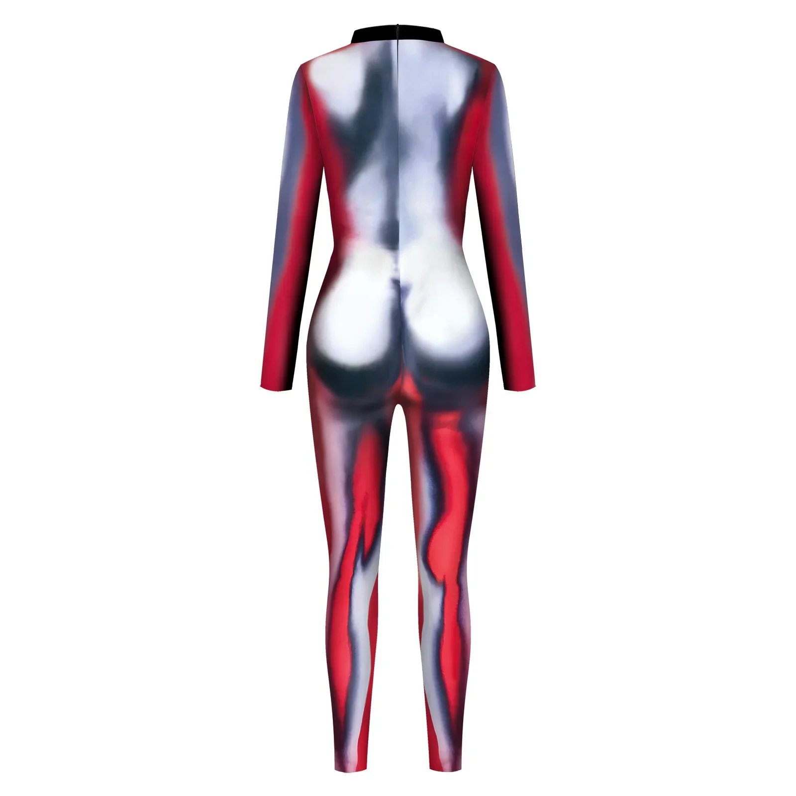 Zentai-mono Sexy con estampado 3D para mujer, traje de Halloween, ropa de fantasía, gótico, Cyberpunk