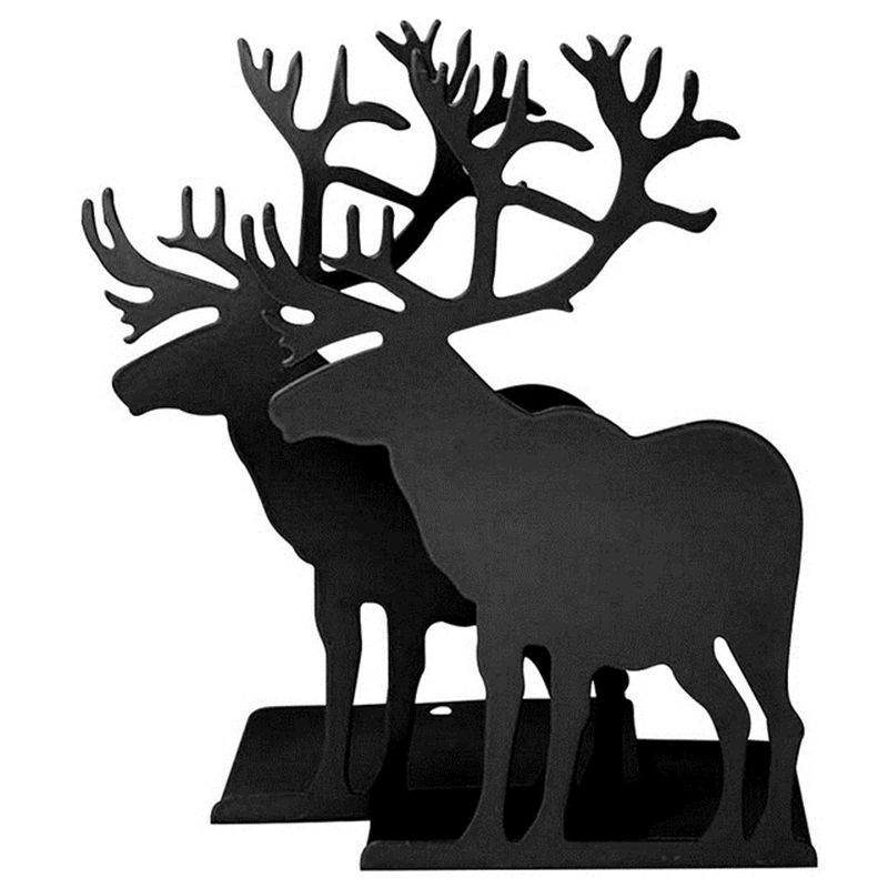 Imagem -03 - Suporte de Mesa para Livro em Metal com Desenho de Deer Criativo Deer Acessórios de Escritório Papelaria Peças Peças Set