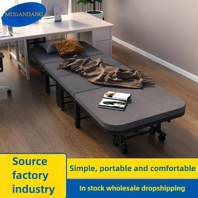 Household Goods Rollaway Bed Single Office Lunch Break Bed Nap Bed Portable Retractable Hidden Escort Bed Rollaway Bed Camp Bed