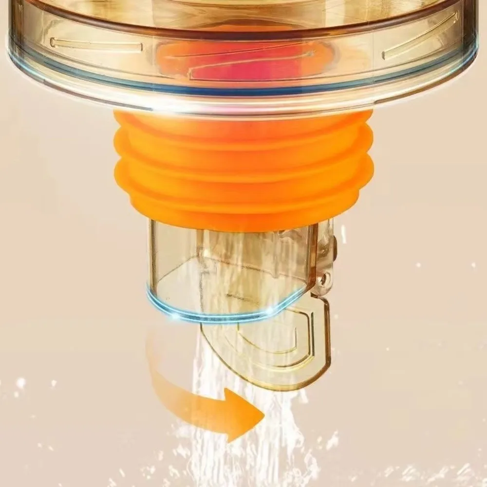 Dual-Layer Silicone Sink Drain Adapter Gravity Closure Anti-Odor Three-Way Drain Adapter Backflow Blocking Drain Filter Adapter