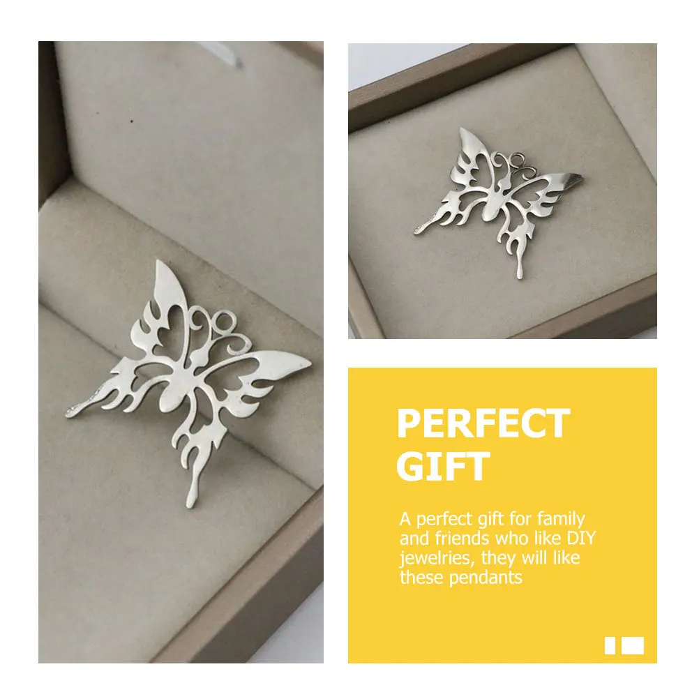 

4Pcs Butterflies Pendants Charms Jewelry Making DIY Bracelet Necklace Supplies Handmade Craft Accessories Charms for Bracelets