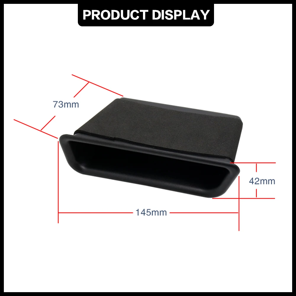 2 قطعة لفورد موستانج 2015 - 2024 2023 2022 2021 2020 2019 2018 صندوق تخزين الباب الأمامي للسيارة مقبض حقيبة اكسسوارات السيارات الداخلية #4