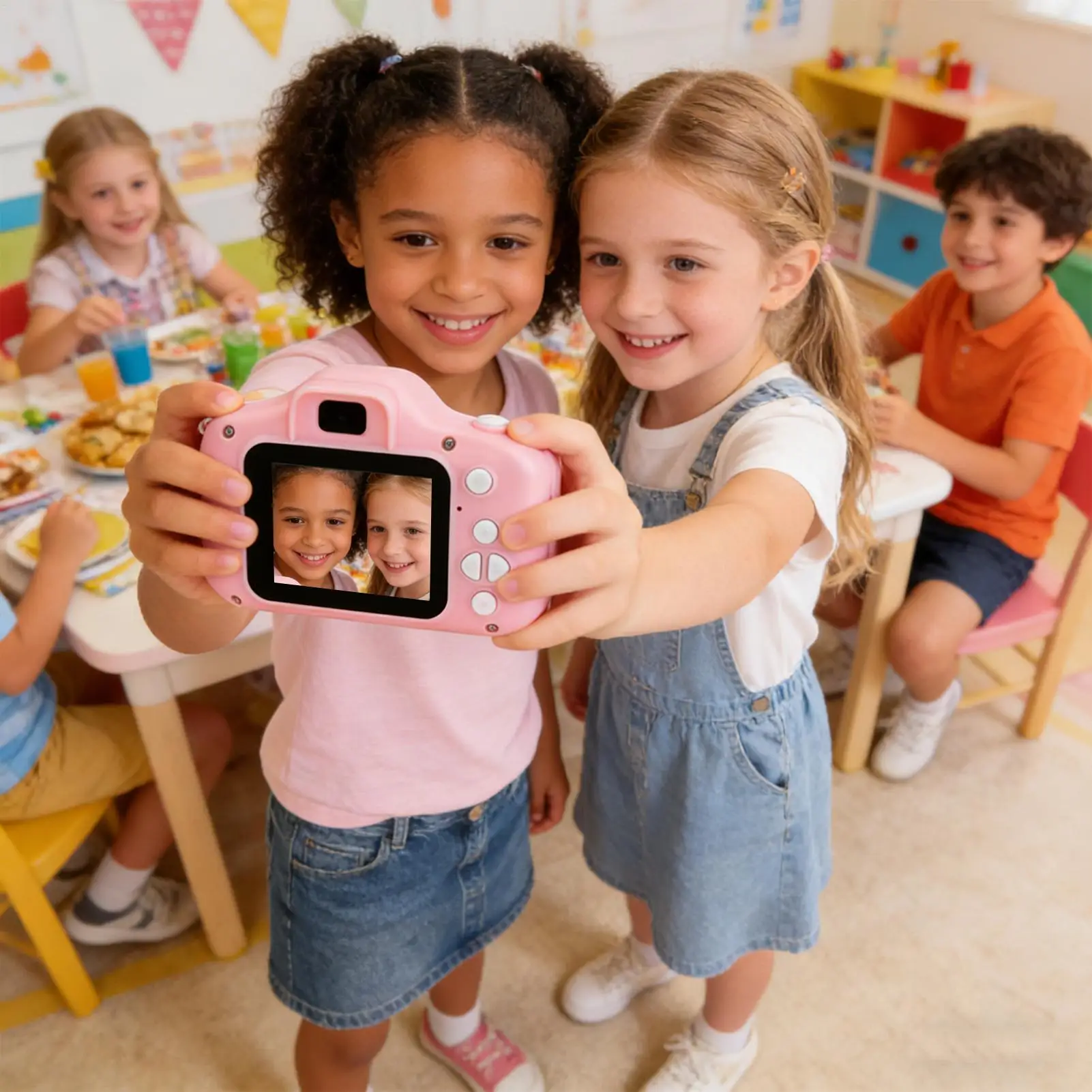 

Цифровые детские фотоаппараты-игрушки, мини-камера HD 8 Мп для мальчиков и девочек, подарки на день рождения, игрушка для уличной фотосъемки