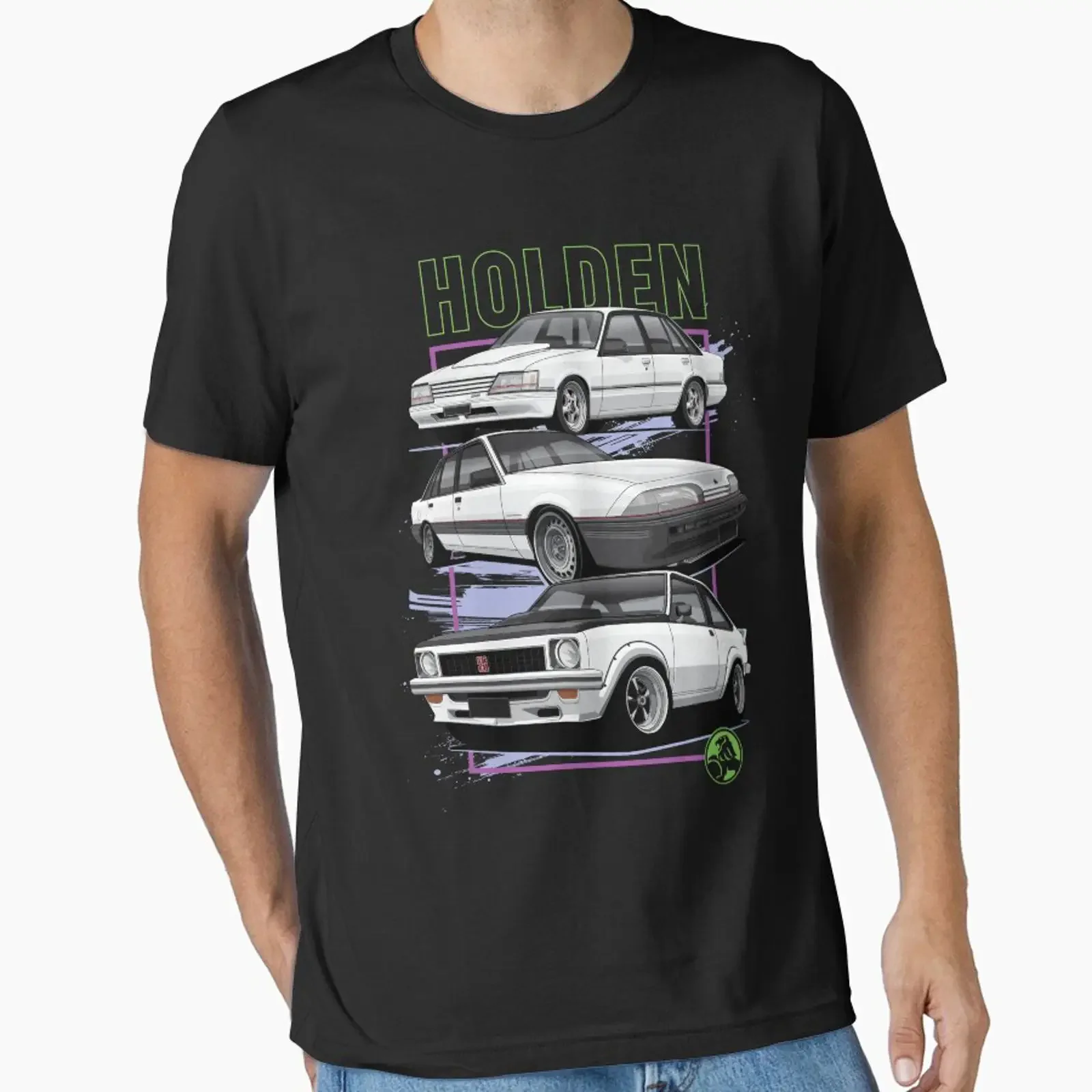 Holden Crew designed and sold by mtsala illustrations vintage Washed Slightly Stylish fashion Soft Unisex designer clothes