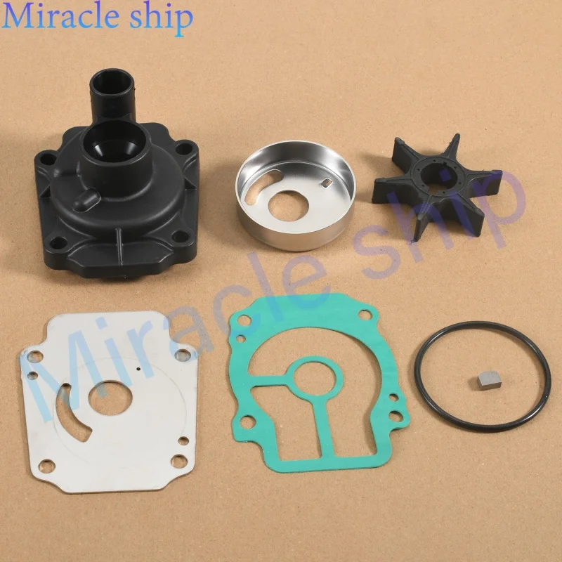 スズキ製4ストロークエンジンdf25a、df30a用、ハウジング付きの船外機ウォーターポンプインペラーキット-17400-94l01（17400-94l00）。