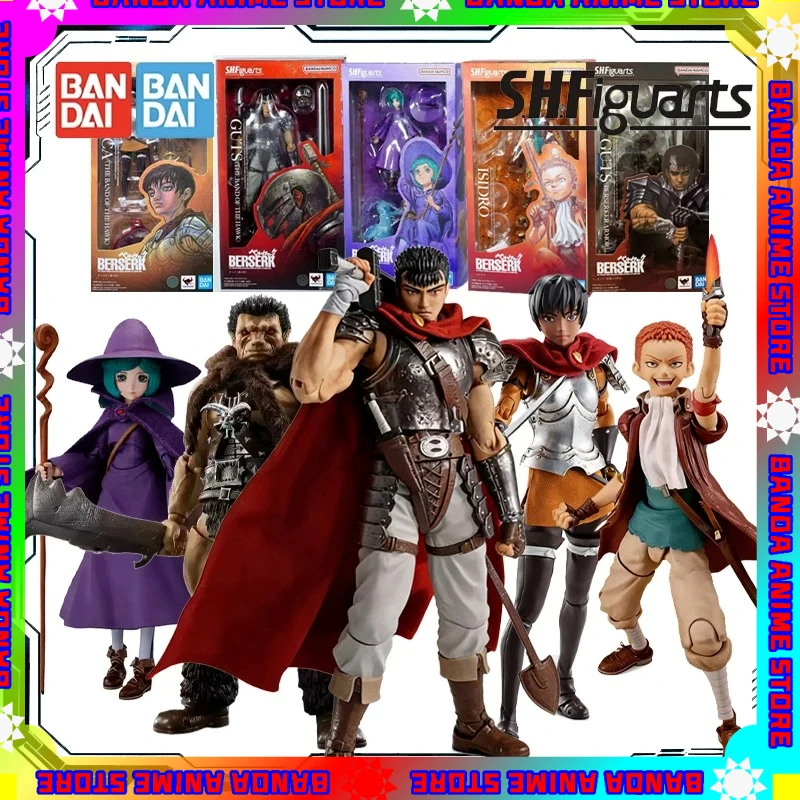 

Bandai Original S.H.Figuarts Berserk: The Golden Age Arc Casca Zodd Schierke Action Figure Toys for Boys Girls Gift Collectible