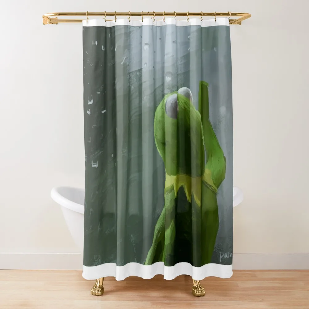

kermit at the window Shower Curtain For Bathrooms For Bathroom Bathroom Shower Bathroom For Shower Curtain