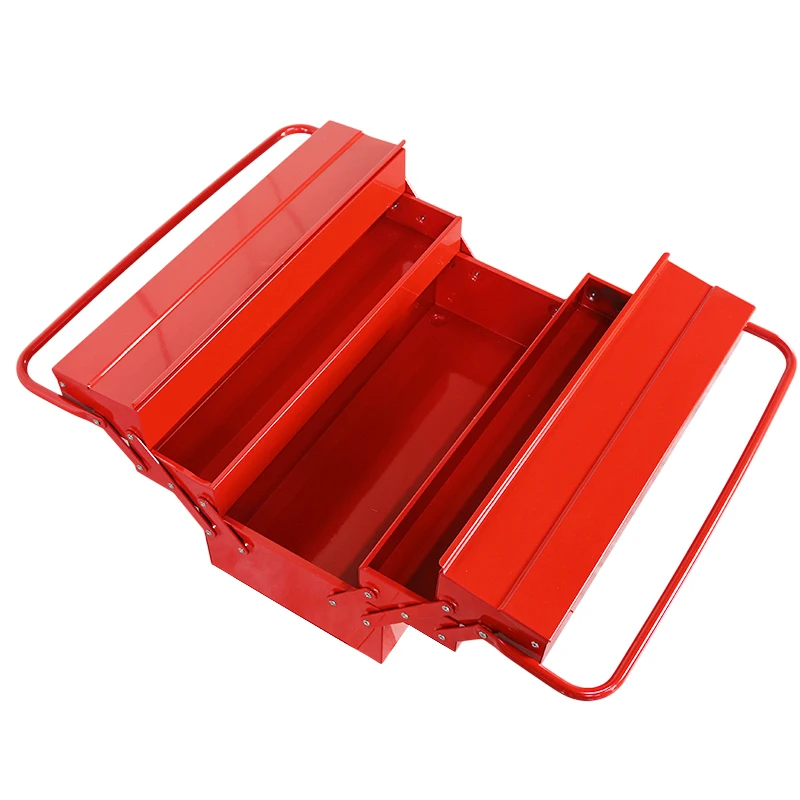 a for Factory Direct  Alibaba Tool Box Auto Repair Tool Storage Double Handle Iron Hand Away Metal Tool Box