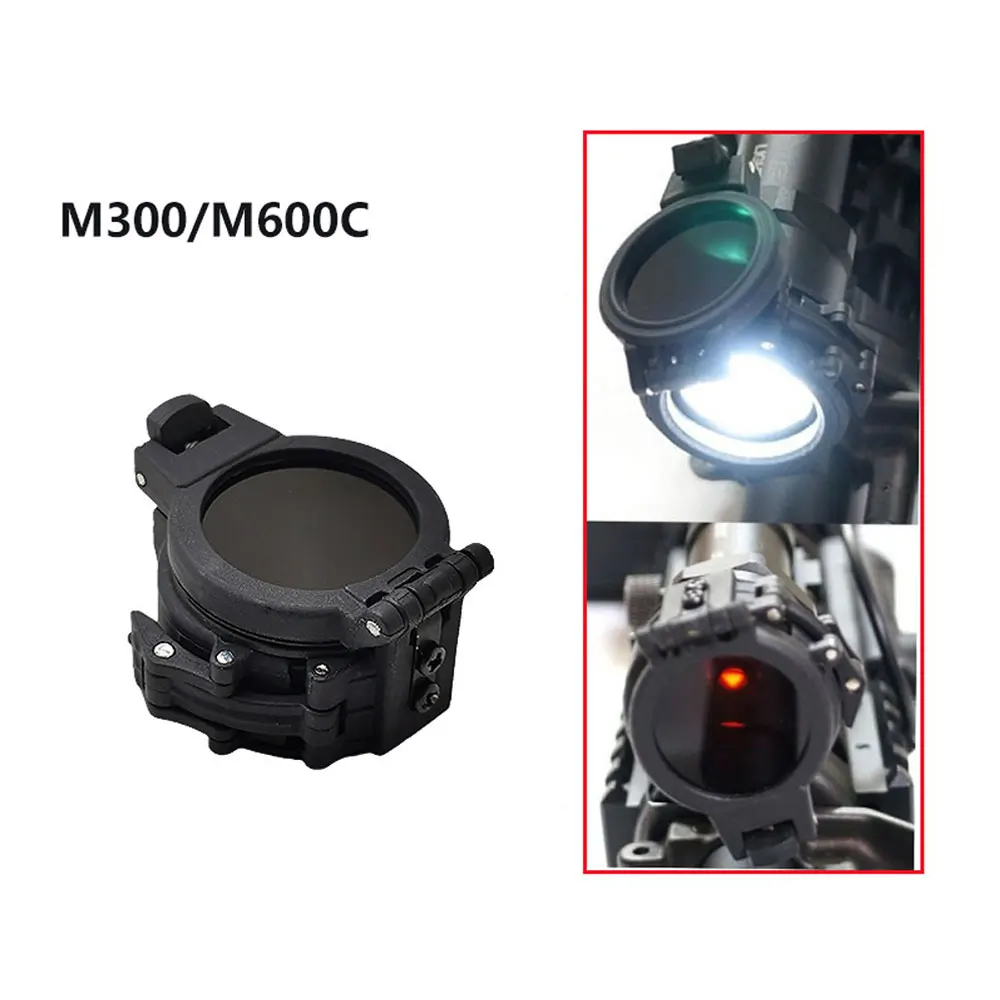 Outdoor Sports M300/M600 Series Tactical Flashlight Protection Cover IR Infrared Lampshade Leisure Game Toy Accessories QG531