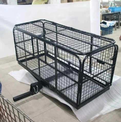 Heavy duty Hitch Mount Folding Cargo Carrier/Car Rear Luggage Rack/Cargo Basket