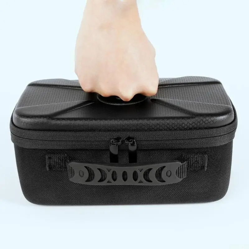 B03F Hard Shell Speaker Case for Pulse 6, EVA Shell with Oxford Fabric Exterior, Separate Accessory Storage and Carry Handle