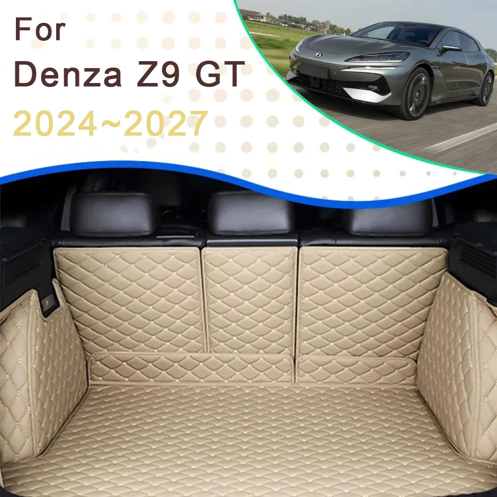 

Car Trunk Cargo Liner For Denza Z9 GT EV PHEV 2024 2025 2026 2027 Rug Rear Boor Mats Carpet Storage Pads Auto Accessories