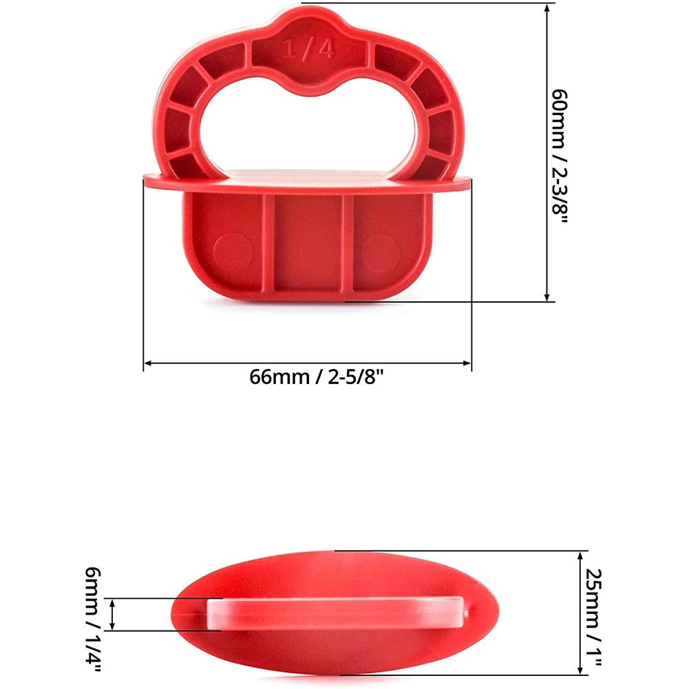 Deck Board Jig, 12 Pcs 1/4Inch Space Deck Board Spacer Rings for Pressure Treated, Composite, PVC, Plank