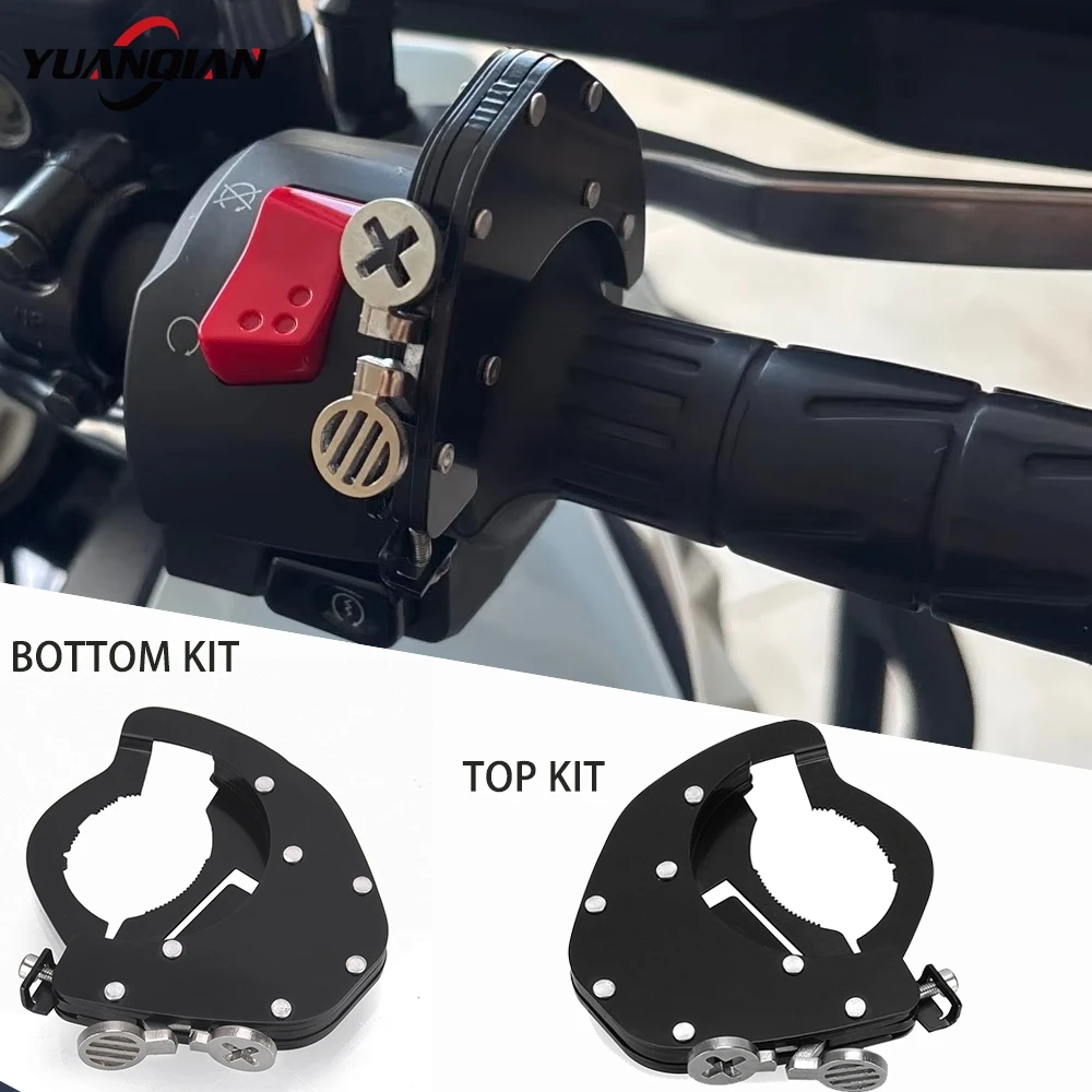 For Kawasaki Versys 650 1000 1000SE KLE650 KLE VERSYS650 2015-2026 Cruise Control Throttle Assist Handlebar Lock Top Bottom KIT