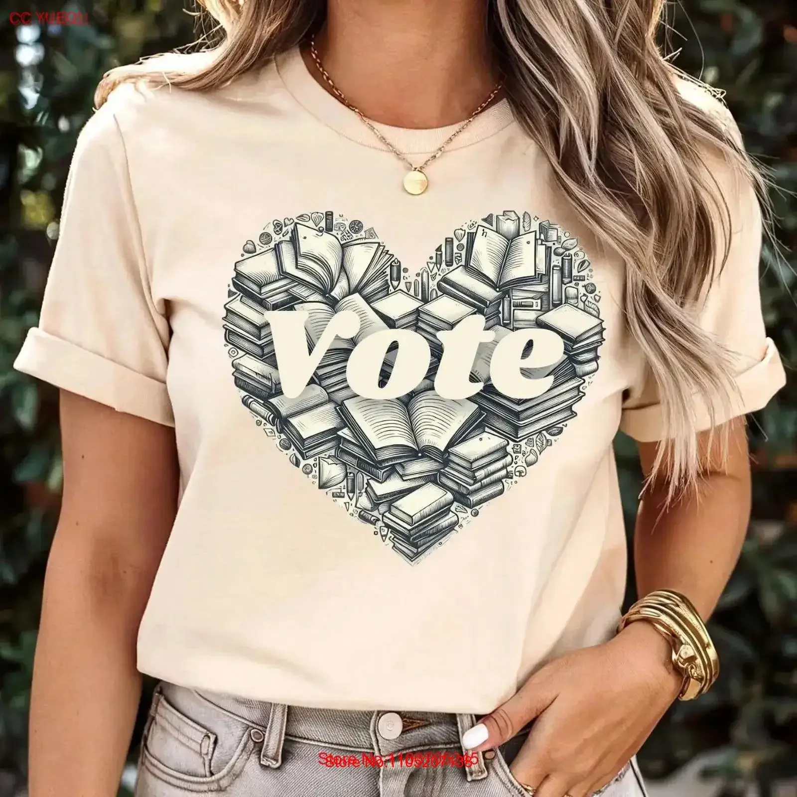 

Vote T Shirt Pro Roe v Wade Banned Books Reproductive Rights Political Activism BLM LGBTQ Equality Women s vintage Washed