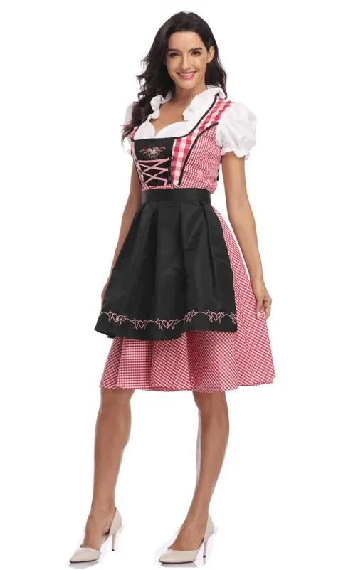 مثير الكبار النساء الألمانية Octoberfest البيرة فتاة Dirndl زي البافارية التقليدية حفلة البيرة خادمة تأثيري فستان