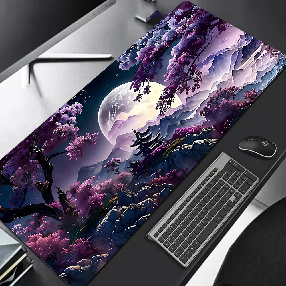 

Ink Landscape Scenery Mouse Pad Large Gaming Mousepad Durable Desk Pad Office Carpet for Computer Mouse Non-slip Rubber Mat
