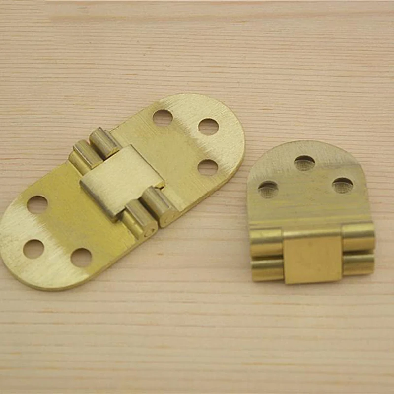 Brand New 8PCS Solid Brass Folding Table Accessories Round Dining Table Flip Furniture Hinges