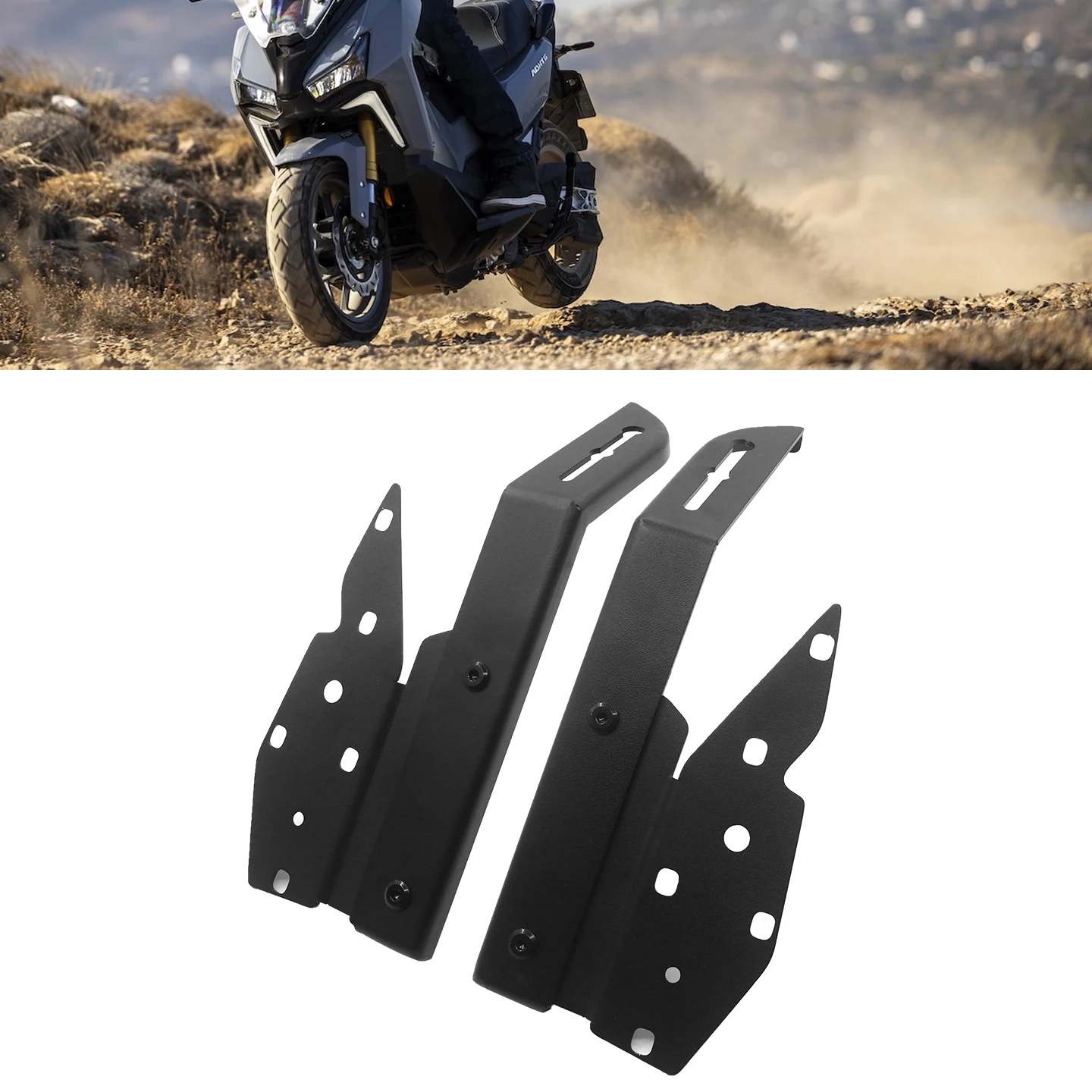 

For SYM ADXTG 400 ADXTG400 Motorcycle Footrest Spotlight Bracket Stainless Steel Spotlight Bracket Modification Accessories