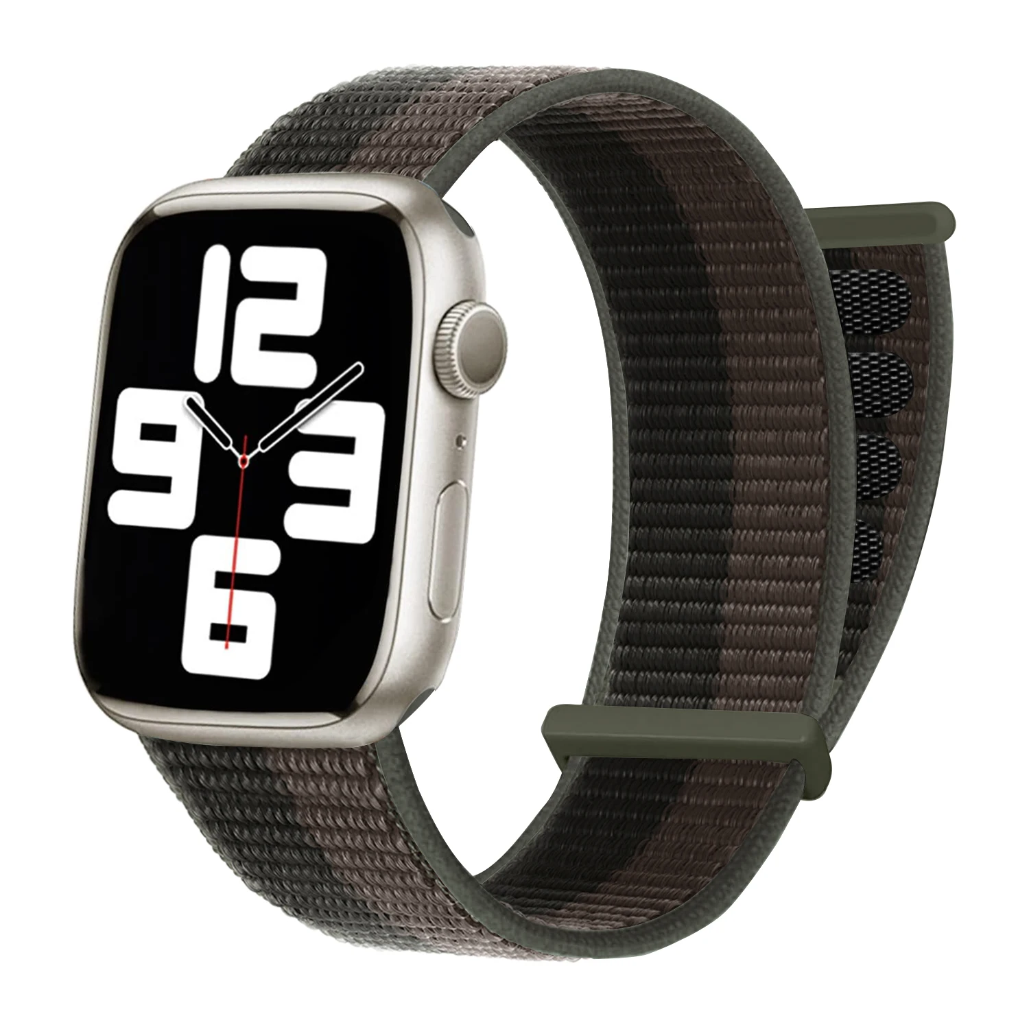 Nylon Strap For Apple Watch 44 MM Band 40 mm 45/41mm 49mm 42mm 46mm 38mm bracelet iwatch serie10 9 7 4 5 6 8 SE Ultra 2 3 Correa