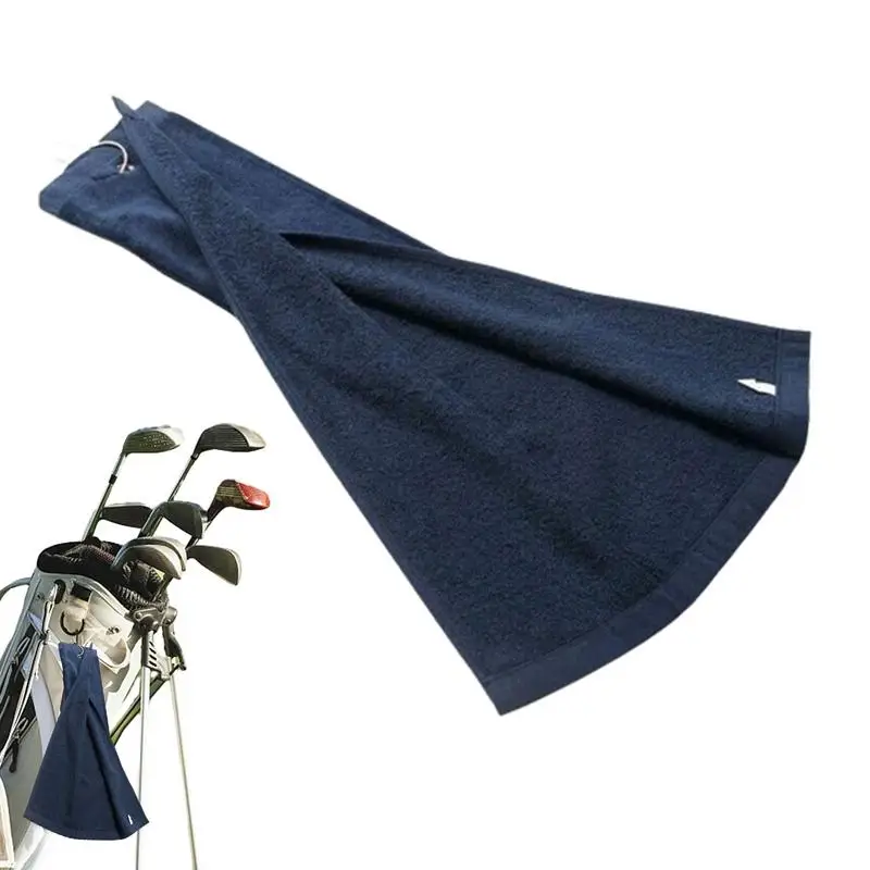 Golf Towel For Golf Bag Portable Golf Towel Tri-Fold Golf Towel Golf Accessories For Family Friends Collegues Golfers