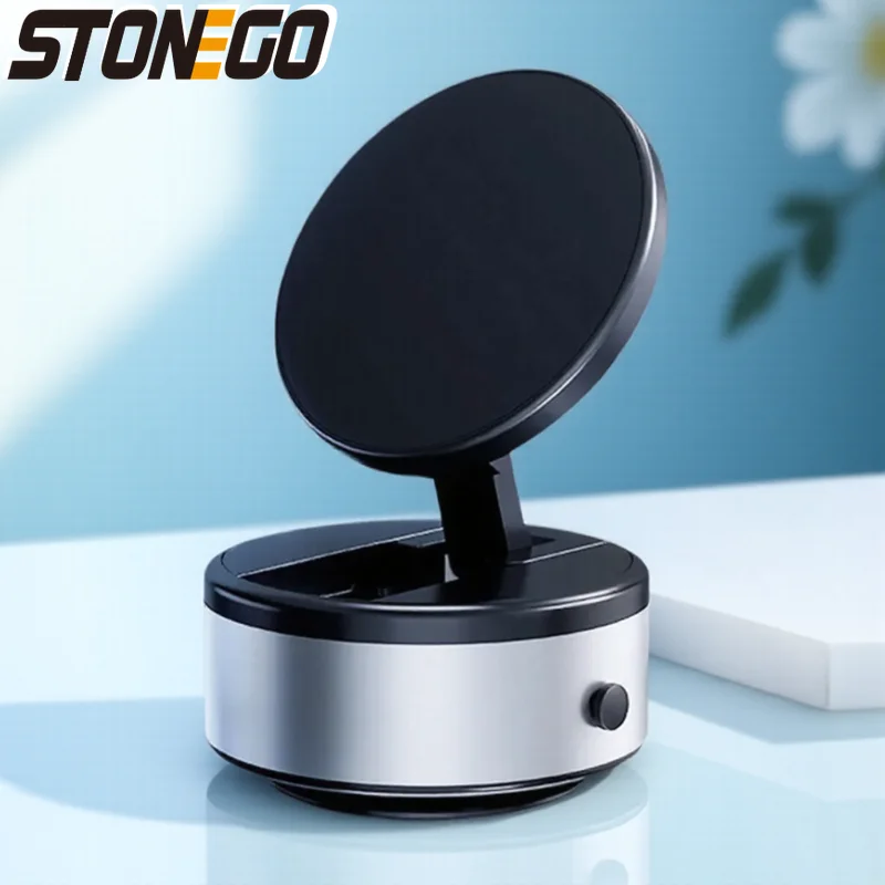 

Универсальный автомобильный держатель для телефона на присоске, магнитное крепление на приборную панель, регулируемый по углу наклона, аксессуары для телефона