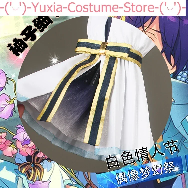 Ensemble Stars 2 Shinobu Sengoku/Harukawa Sora White Valentine's Day Game Suit Cosplay Costume Halloween Party Outfit