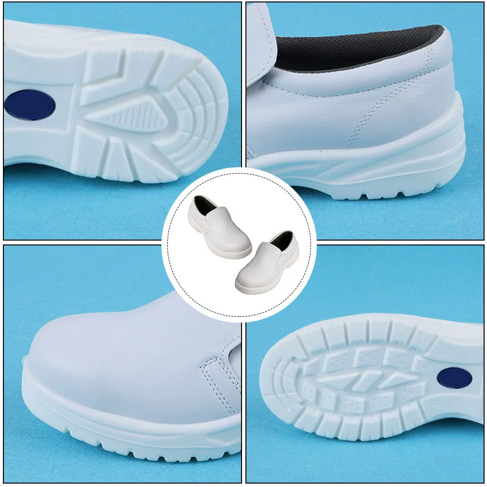 1 paar stofdichte antistatische veiligheidsschoenen ademend honingraatnetontwerp comfortabele lichtgewicht werkplaatsschoenen