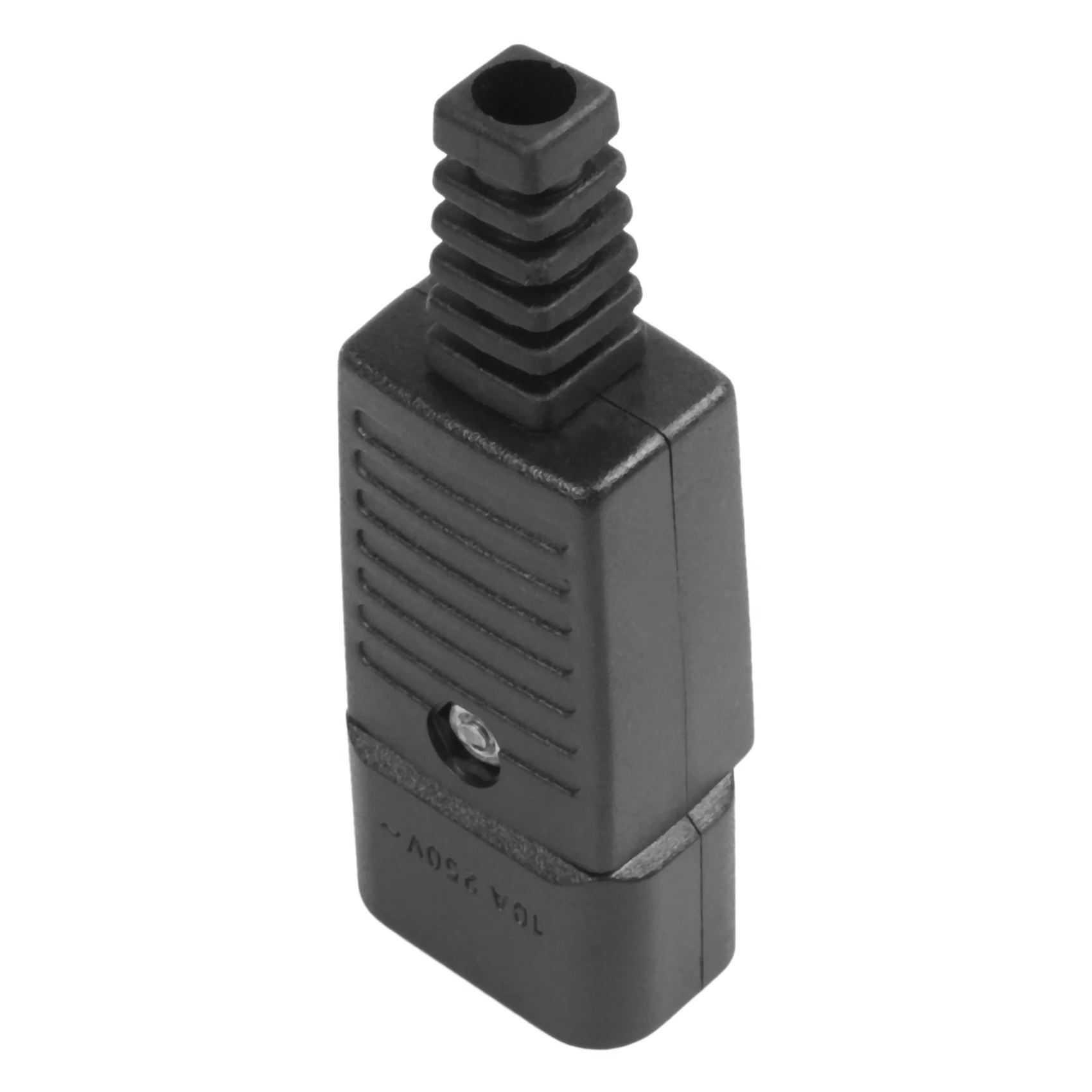 FEDI-10X Black IEC-320 C14 Male Plug AC Power Inlet Socket Connector 250V 10A