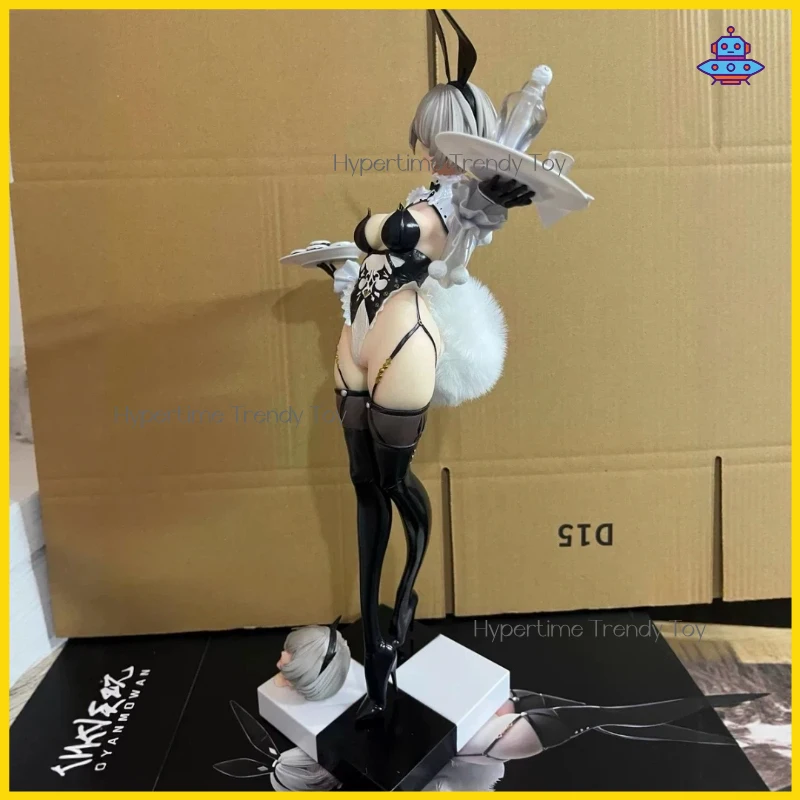 Nier Automata Bunny Girl Figure Exquisite Model With Black Silk Suspenders Trendy Desktop Ornament Adult Collectible Statue view 5