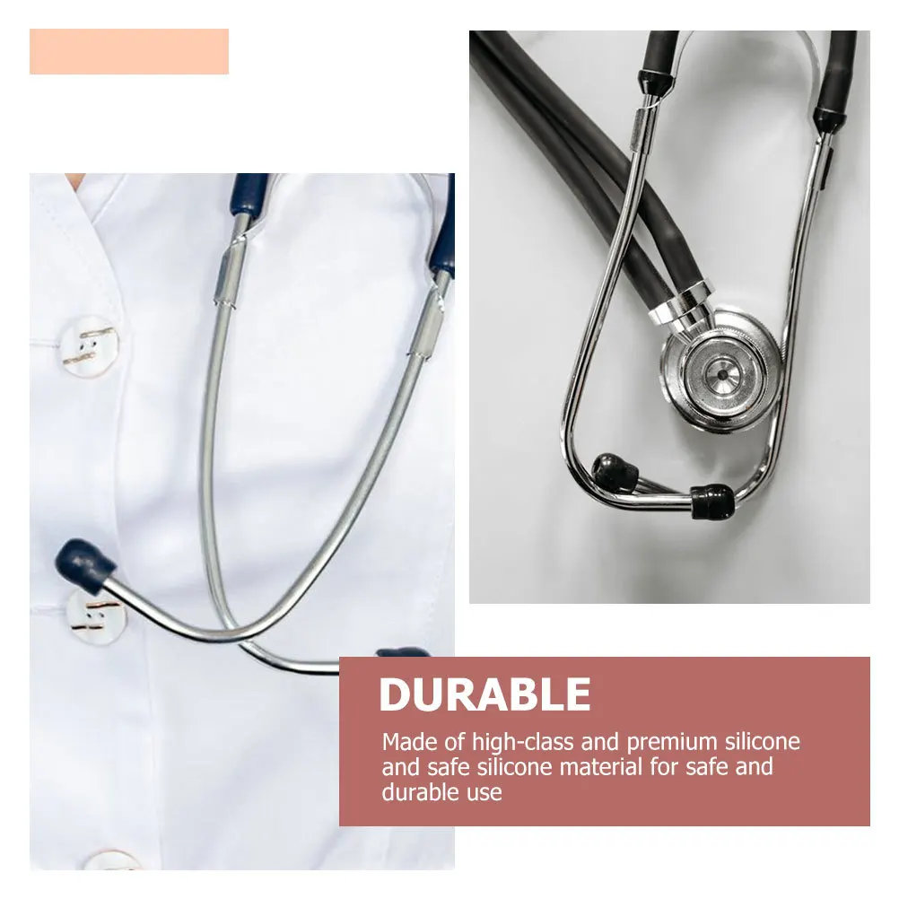 

24Pcs Silicone Earbuds for Stethoscopes Comfortable Touch Reliable Lightweight Universal Accessories Replacement