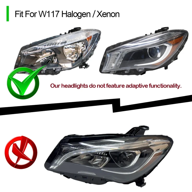 

Car Styling For CLA W117 Headlights 2014-2018 LED Car Lamp Daytime Running Lights Dynamic Turn Signals Car Accessories