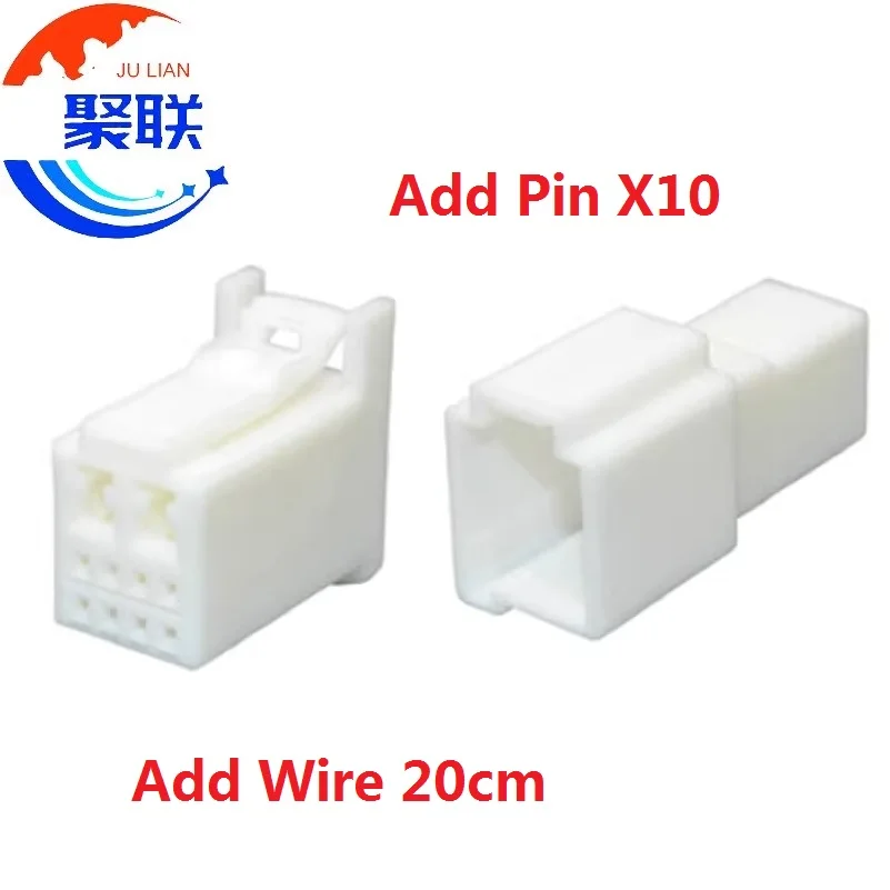 1Set 10Pin Auto 1300-8322 7283-4956 90980-12328 4F6080-0000 Electrical Cable Connector Wire Harness Plug