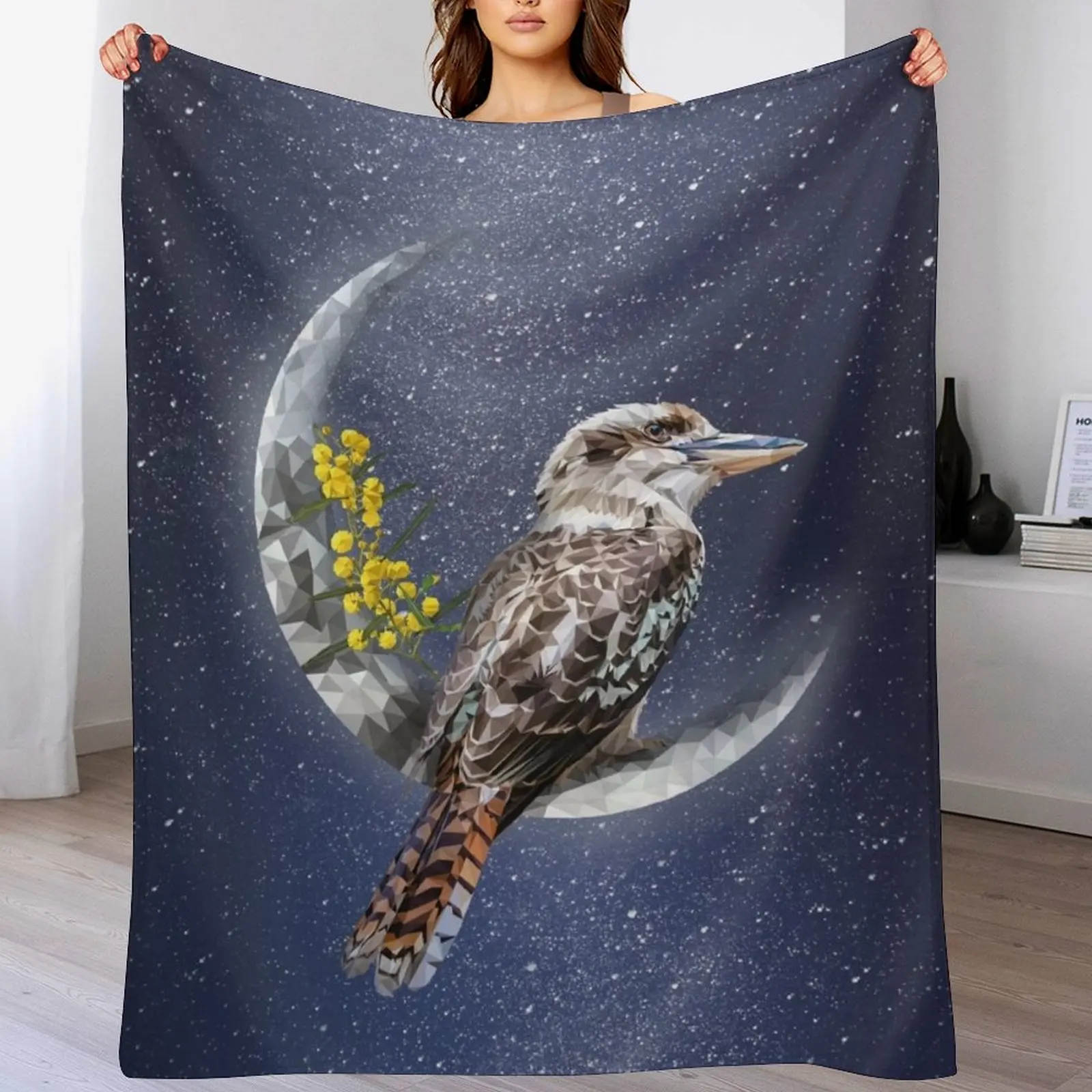 Kookaburra Throw Blanket Heavy Decorative Beds Blankets