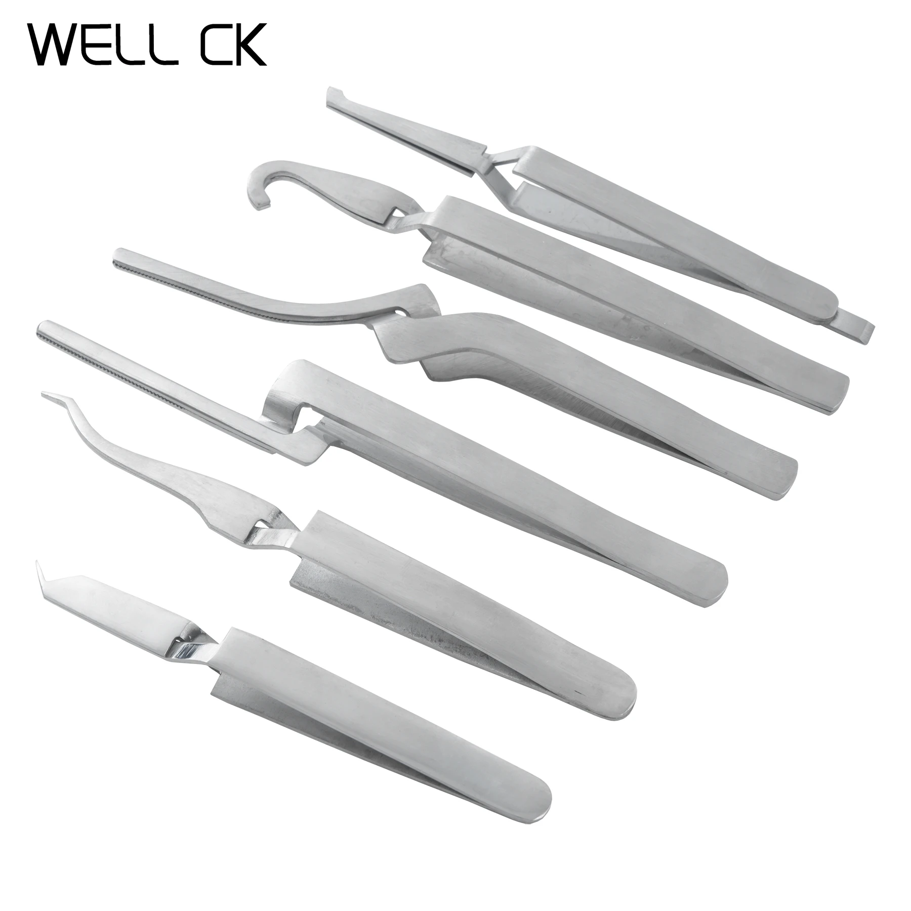 1Pc Dental Orthodontic  Posterior Brackets Buccal Tube Lingual Buttons Bonding Tweezer Holder Placer Articulating Paper Tweezers