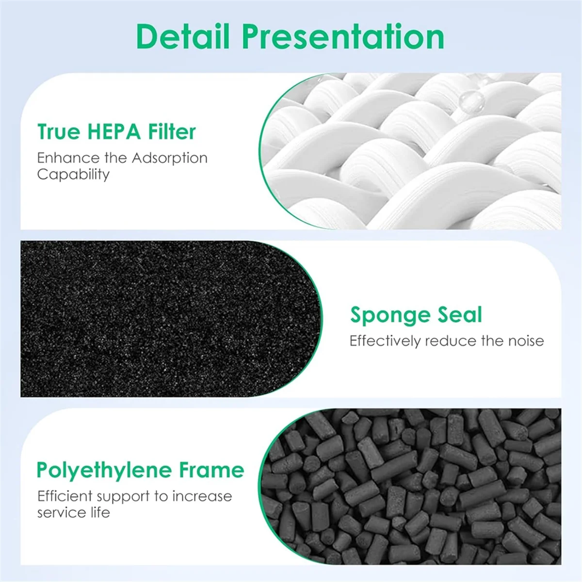 FZFZ 12개 헤파 필터 (E I & J 시리즈 E5 E6 I1 I1+ I3 I3+ I4 I4+ I5 I5+ I6 I6+ I7 I7+ I8 I8+ 진공청소기 부품용)