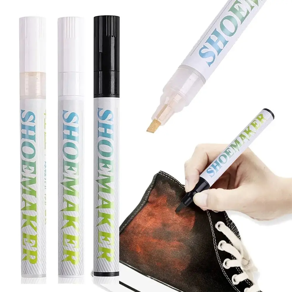 Sapatos impermeáveis Stains Removal Pen, Sneakers Reparação, Cor Complementar, Branco, Branco, Preto, Anti-Oxidação Pen, Pintura Amarelo