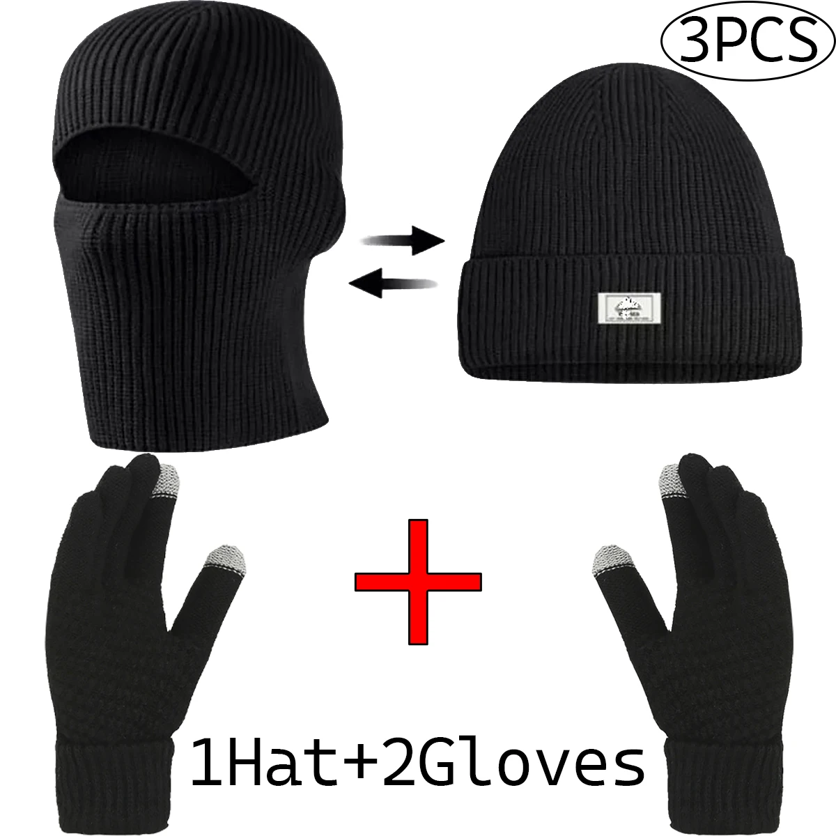 Winter Warm Skull Beanies Short Thread Casual Knitted Hat Comfortable Headwear for Men Women Hip Hop Solid Elastic Cuffed Caps