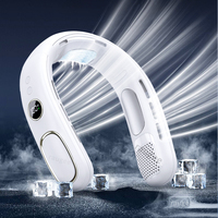 Neck  Hanging Fan Mini Bladeless Neck Fan Air Cooler Portable Outdoor Neck Hanging Fan With Digital Display  USB Neck Fan