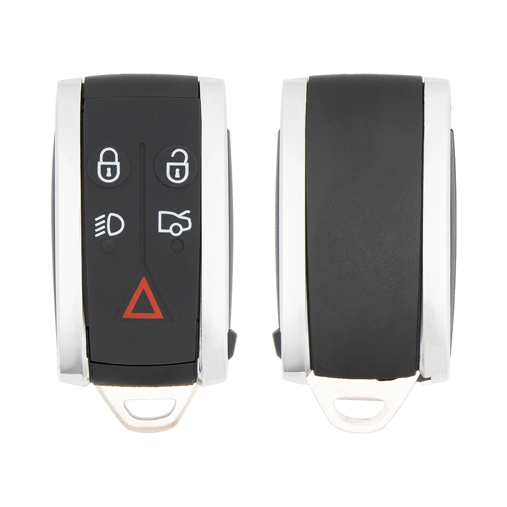 LIXIANG  Smart Remote Key Shell Case , Key House 5 Button Fob for Jaguar XF XFR XK XKR 2006-2013 KR55WK49244 KR5WK49694