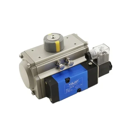 AT Rotary Actuators Pneumatic actuators AT series double acting pneumatic rotary valve cylinders actuators