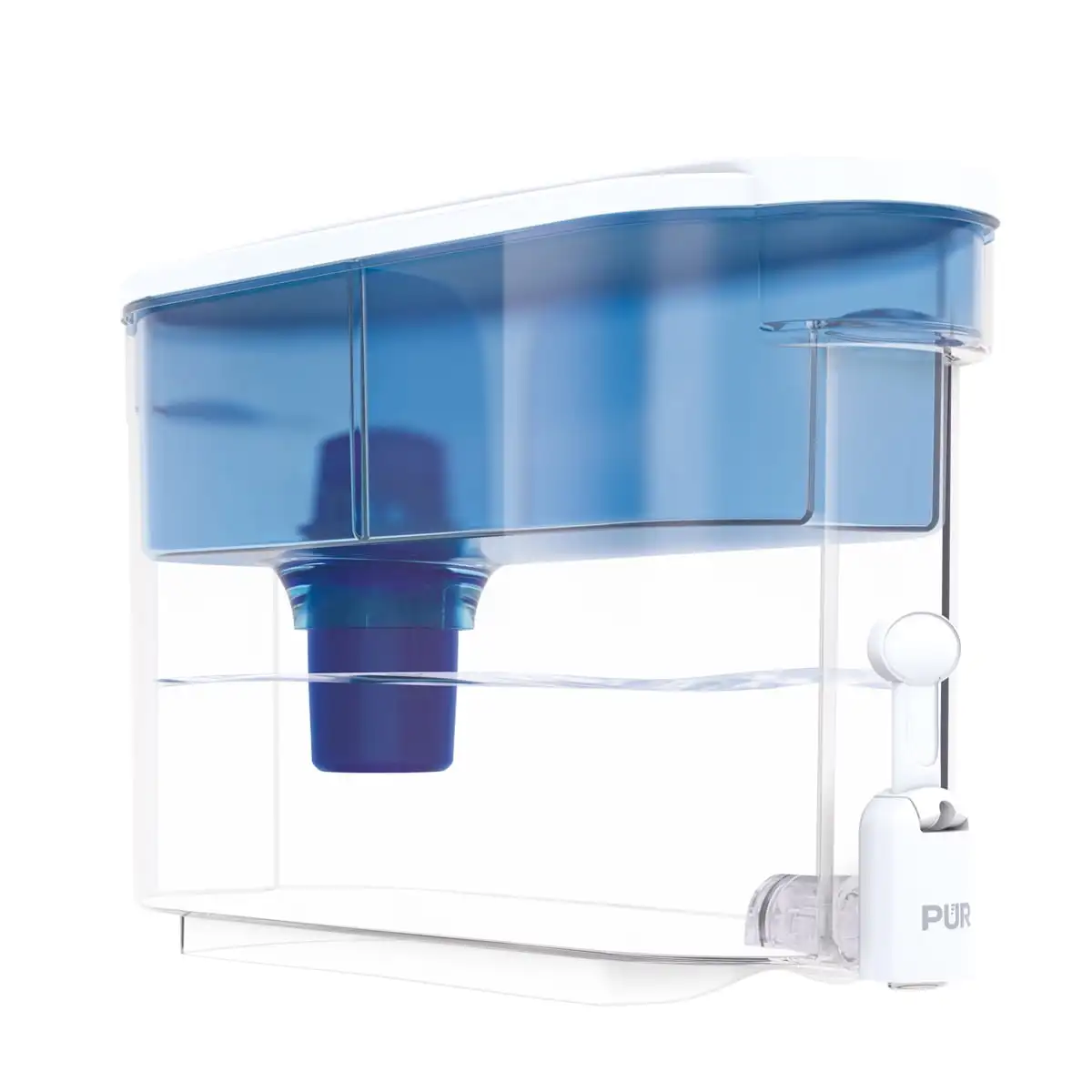 PUR 30 sistema da filtragem do distribuidor do copo, azul, 15,3 "x H 10,1" x L 5,3 ", DS1800ZAV4