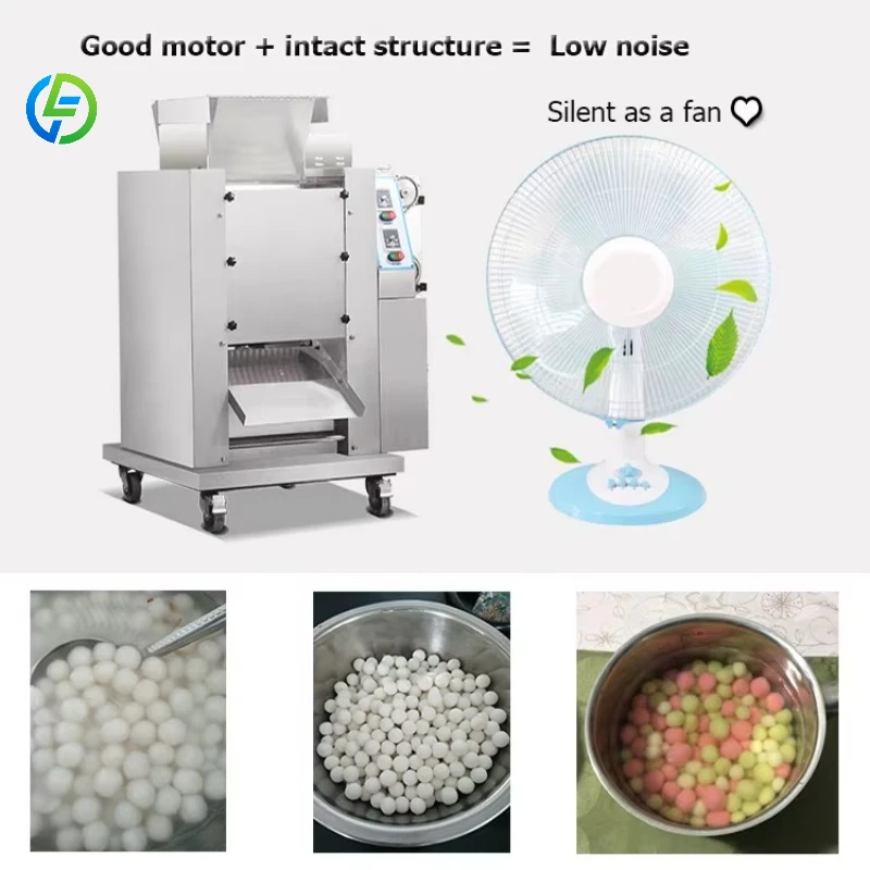 ماكينة صنع اللؤلؤ التابيوكا الصغيرة ماكينة صنع كرات القلقاس الكسافا ظهرت بوبا ماكينة صنع اللؤلؤ لا ملء ماكينة زلابية مستديرة