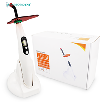 Dental Wireless Curing Light Adjustable Led Light Output Intensity 1200-1500 Mw/Cm² Laser Dentist Photocuring Lamp Dental Tool