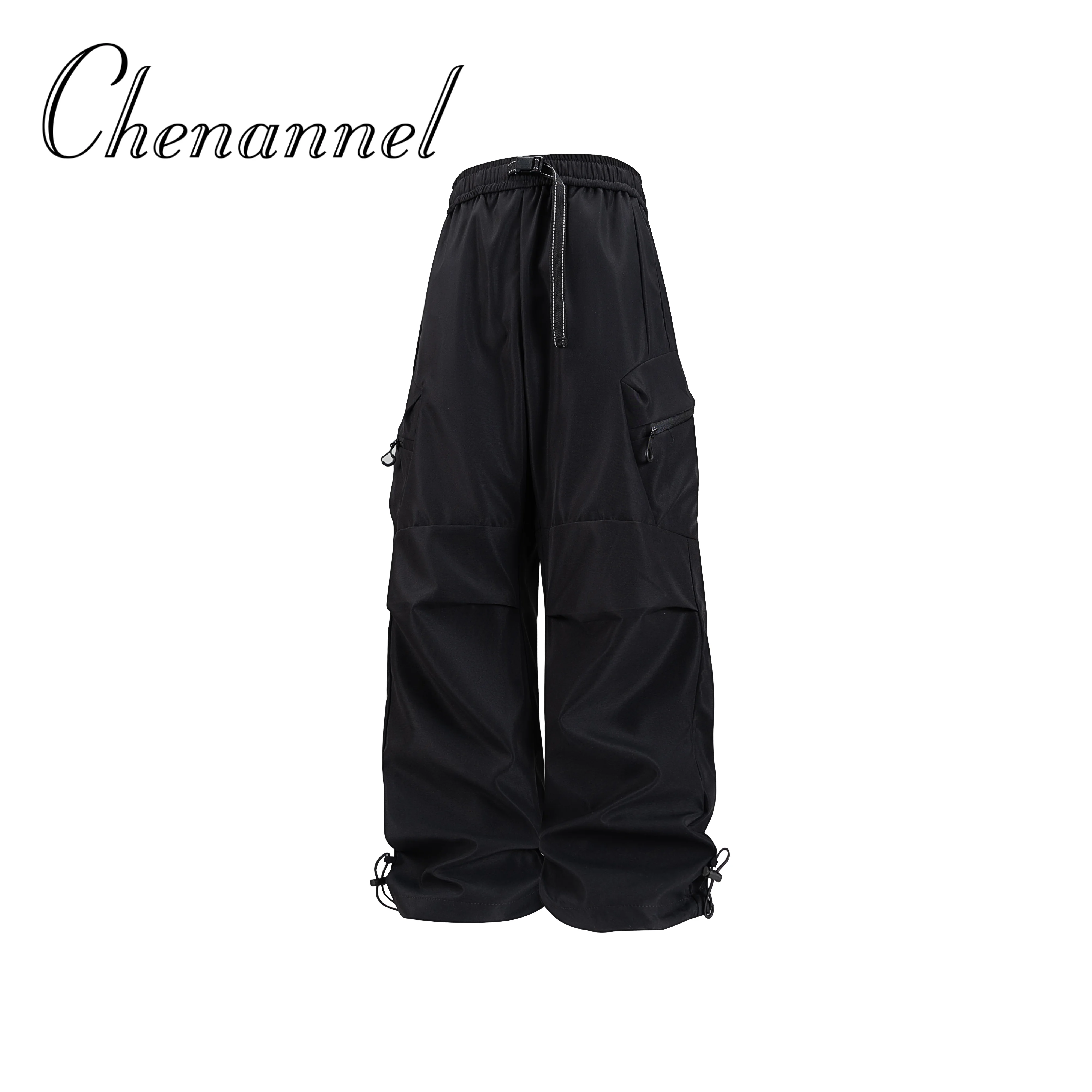 

American high waisted casual workwear pants loose wide leg street dance hip hop sportswear pants jazz dance street pants